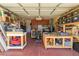 A spacious garage with plenty of room for storage and tools at 1217 W Fever Tree Ave, San Tan Valley, AZ 85140
