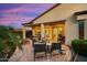Lovely patio with outdoor seating area, perfect for relaxing and enjoying the tranquil surroundings at 12904 W Dale Ln, Peoria, AZ 85383