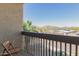 Scenic balcony view with chair overlooking desert landscape at 1401 E Puget Ave # 4, Phoenix, AZ 85020