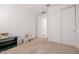 Neutral bedroom with a closet and a playful setup, ideal for or as a versatile guest room at 17864 W Fetlock Trl, Surprise, AZ 85387