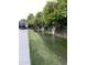 Backyard with flooding issues at 18132 E Vencino St, Gilbert, AZ 85298
