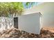 Exterior storage shed offers convenient and secure storage solutions in the backyard at 19 E Boca Raton Rd, Phoenix, AZ 85022