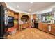 Charming kitchen with a brick oven feature at 1908 E Beck Ln, Phoenix, AZ 85022