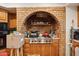 Close up of brick cooking center in kitchen at 1908 E Beck Ln, Phoenix, AZ 85022