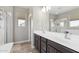 Beautiful primary bath boasts a separate shower and bath, dual sinks, and sleek design for a spa-like feel at 2741 S Gordon --, Mesa, AZ 85209