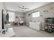 Bright bedroom featuring neutral walls, great natural light, and a ceiling fan for added comfort at 2741 S Gordon --, Mesa, AZ 85209
