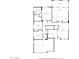 Detailed floor plan showcasing the layout of a spacious home with multiple bedrooms, bathrooms, and living areas at 34970 N Spur Cir, San Tan Valley, AZ 85144