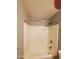 This bathroom features a clean white shower/tub combo with chrome fixtures at 351 S Apache Dr, Chandler, AZ 85224