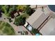 An aerial view reveals the layout of this property with a spacious backyard and mature landscaping at 3823 E Kroll Dr, Gilbert, AZ 85234