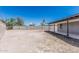 Expansive backyard with mature trees and perimeter wall at 4441 N 27Th Dr, Phoenix, AZ 85017
