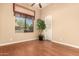 Cozy bedroom featuring a large window with views at 7134 E Sandia St, Mesa, AZ 85207