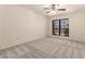 Bedroom with a large window at 8301 N 21St Dr # F102, Phoenix, AZ 85021