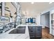 Updated kitchen features island, eat in counter, stainless appliances and modern hardware at 1638 N Avoca --, Mesa, AZ 85207