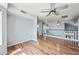 Upstairs landing featuring hardwood floors and open floorplan at 1638 N Avoca --, Mesa, AZ 85207