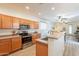 This kitchen is bright with updated appliances, ample counter space, and an open concept design at 1851 E Ellis St, Phoenix, AZ 85042