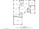 First floor layout showing kitchen, dining area, living room, office, garage and other spaces, including dimensions at 3065 E Harvard Ave, Gilbert, AZ 85234