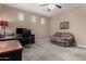 Office with a large desk and a comfortable couch at 3065 E Harvard Ave, Gilbert, AZ 85234