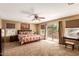 Main bedroom features lots of open space with an exit to the patio with a view at 3693 E Sparrow Pl, Chandler, AZ 85286