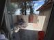This charming outdoor patio includes a secure surrounding fence at 4111 W Reade Ave, Phoenix, AZ 85019