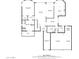 Detailed floor plan showcasing layout of the main floor with measurements for the primary bedroom, living room, and kitchen at 4648 W Misty Willow Ln, Glendale, AZ 85310