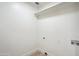 Empty laundry room with light walls and a utility sink hookup at 4725 E Brown Rd # 13, Mesa, AZ 85205