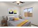Comfortable bedroom with neutral decor and great natural light at 5650 E Ocupado Dr, Cave Creek, AZ 85331