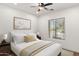 Cozy bedroom features a large window and comfortable furnishings at 5650 E Ocupado Dr, Cave Creek, AZ 85331