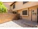 Enclosed backyard featuring a concrete patio and decorative gravel; perfect for enjoying outdoor privacy at 921 W University Dr # 1232, Mesa, AZ 85201