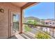 View from the balcony featuring city landscape and mountain view at 9820 N Central Ave # 212, Phoenix, AZ 85020