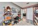 Bedroom area with study nook, with integrated shelving at 13207 N 55Th Ave, Glendale, AZ 85304