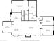 A floor plan showing layout of bedrooms, living room, kitchen, and bathrooms at 13207 N 55Th Ave, Glendale, AZ 85304