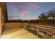 Balcony with a view of the swimming pool below, perfect for relaxing outdoors at 14056 E Desert Cove Ave, Scottsdale, AZ 85259