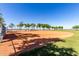 Well-maintained baseball field with lush grass and trees, perfect for sports and recreation at 14112 W Larkspur Dr, Surprise, AZ 85379