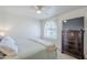 Comfortable bedroom featuring a window view and a TV, perfect for relaxation and entertainment at 1519 E Indian Wells Dr, Chandler, AZ 85249