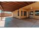 Large covered patio area perfect for outdoor entertaining and relaxation at 15701 N Bonow Dr, Surprise, AZ 85374