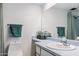 Clean bathroom featuring a sink, toilet, and a neutral color scheme at 3107 N 79Th Ave, Phoenix, AZ 85033