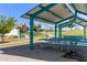 Covered picnic tables with playground in the background at 3507 E Alfalfa Dr, Gilbert, AZ 85298