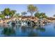 Beautiful waterfalls at Bridges at Gilbert community at 3507 E Alfalfa Dr, Gilbert, AZ 85298