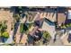 Aerial view of the expansive property featuring a pool, large garage, and lush green spaces at 3927 E Vista Grande --, San Tan Valley, AZ 85140