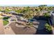 Expansive aerial view of the property featuring a large pool, covered patio, and well-maintained grounds at 3927 E Vista Grande --, San Tan Valley, AZ 85140