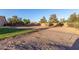 Large backyard has lots of space for activities and has a decorative block wall for privacy at 3927 E Vista Grande --, San Tan Valley, AZ 85140
