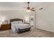 Large primary bedroom features plush carpet and ensuite bathroom at 3927 E Vista Grande --, San Tan Valley, AZ 85140