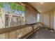 Enjoy outdoor living on this private patio with views of lush landscaping and building exterior at 520 N Stapley Dr # 257, Mesa, AZ 85203