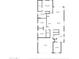 Detailed floor plan showcasing the layout of the home, including the living spaces, bedrooms, and garage at 5871 N 187Th Ln, Litchfield Park, AZ 85340