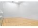 Community indoor squash court with hardwood floors and marked lines at 7117 E Rancho Vista Dr # 1012, Scottsdale, AZ 85251