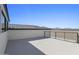 Second story balcony with views of the desert landscape and mountains beyond the perimeter wall and home at 8503 S 9Th Dr # 17, Phoenix, AZ 85041