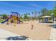 Large playground with a variety of equipment provides a fun and engaging space for children to play at 8723 E Kiowa Ave, Mesa, AZ 85209