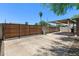 Gated parking area with ample space and a covered carport at 105 E Hermosa Dr, Tempe, AZ 85282