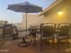 Backyard patio seating, perfect for enjoying the outdoor weather at 1055 N 86Th Pl, Scottsdale, AZ 85257