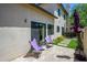 Outdoor patio features a stone surface and comfortable seating perfect for relaxation at 1124 E Rose Ln # 17, Phoenix, AZ 85014